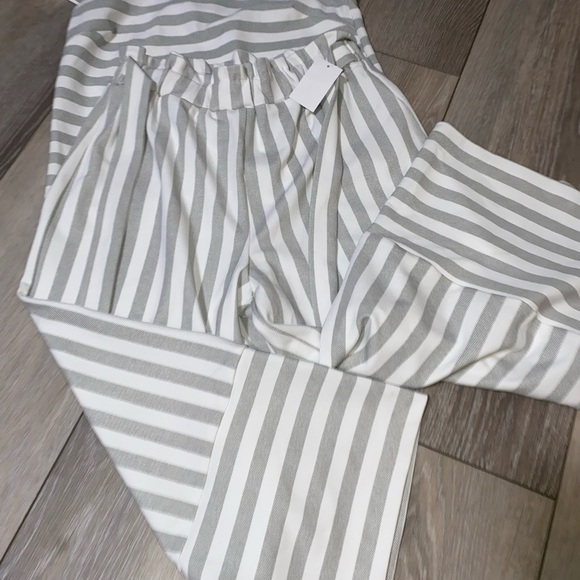 Stripe two piece pant Set - Picture 3 of 5